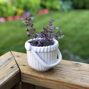 Nantucket Basket ceramic container